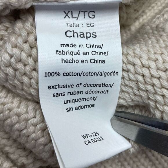 CHAPS Ralph Lauren Men’s XL/TG/EG Sweater - Picture 6 of 9